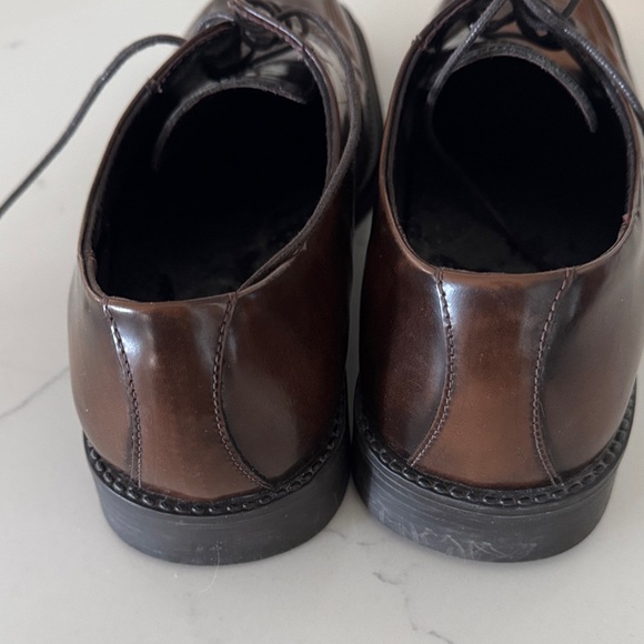 Kenneth Cole Reaction Dark Brown Men's Oxfords - Picture 4 of 5